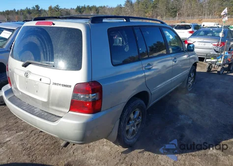 2004 Toyota Highlander V6 из США, поврежденный, VIN JTEEP21A240054938